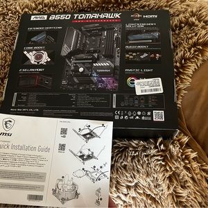 B550 Tomahawk AMD MOTHERBOARD 5000 series ready